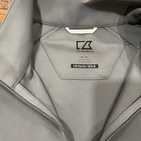 Cutter & Buck Traverse Stretch Eco Quarter Zip Womens Pullover - Picture 3 of 4